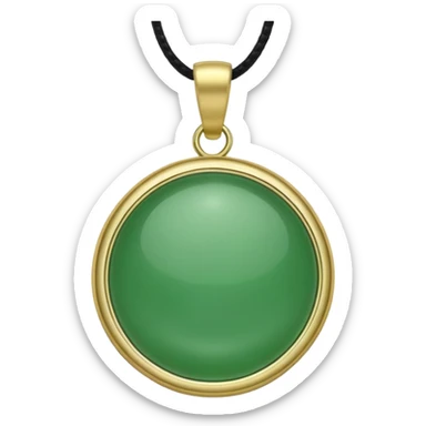 jade pendant sticker