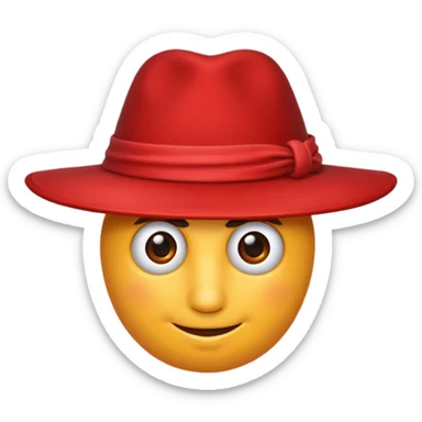Chat avec un nœud rouge et un chapeau de magicien sticker