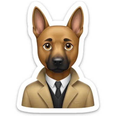 Pastor belga malinois sticker
