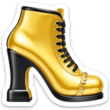 Moschino spam can design shoe art sticker