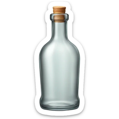 tall glass bottle of sambuca sticker