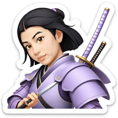 Gentle Samurai sticker
