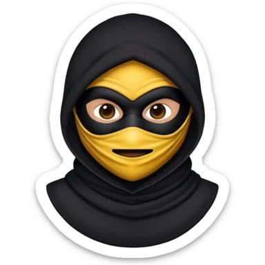 Thief emoji sticker