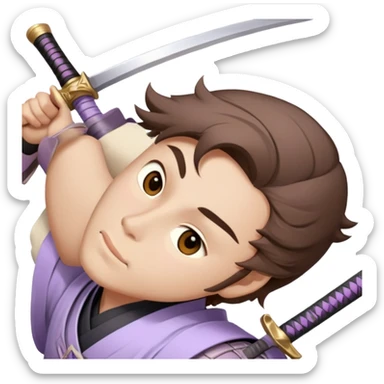 Gentle Samurai sticker