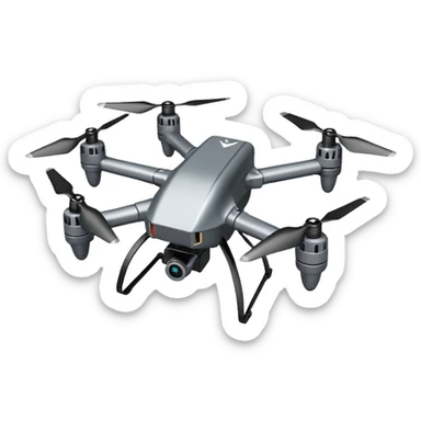 generate a realistic attack fpv dron sticker