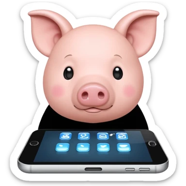 code writing Gine pig sticker