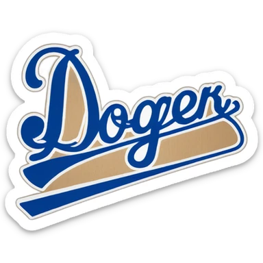 Los Angeles Dodger's  sticker