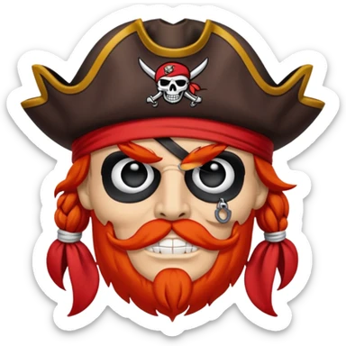 Tampa bay buccaneers bucco Bruce logo sticker
