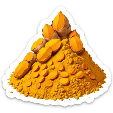 Turmeric sticker