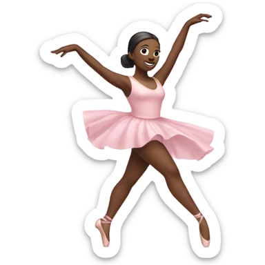 Light pink Dance sticker