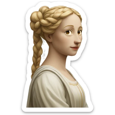 Renaissance art vanishing point  sticker