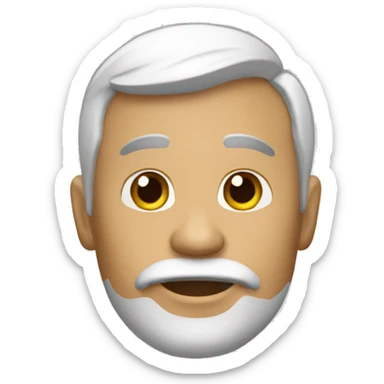 Chongo blanco sticker