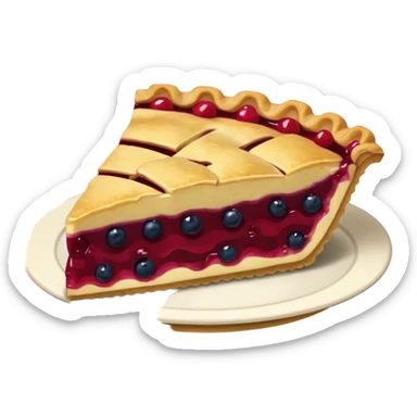 Pie sticker