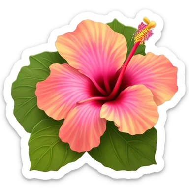 hibiscus sticker