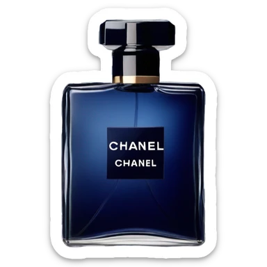 navi blue chanel men's perfume sticker