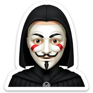 V for vendetta  sticker