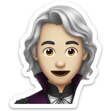 Un vampire amoureux sticker