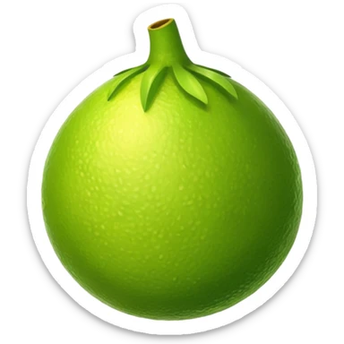 lime peel for a cocktail sticker