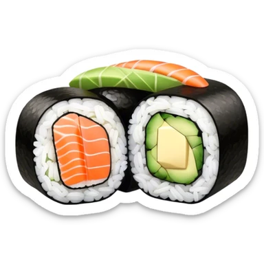 California roll sushi  sticker