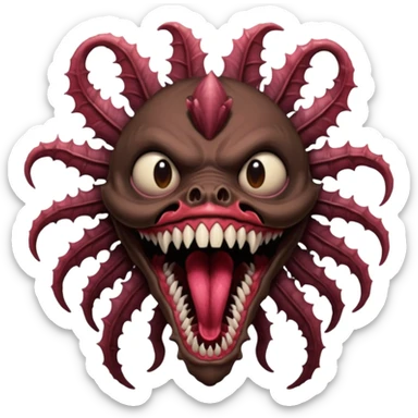 A demogrogonfrom Stranger Things sticker