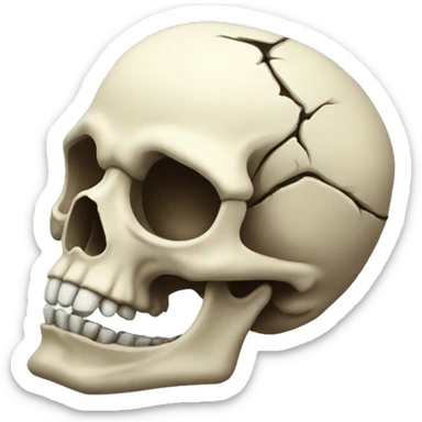 Dead skull  sticker