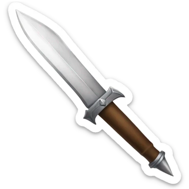Picture of a dagger sticker