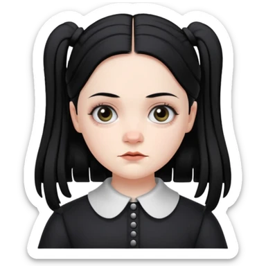 Wednesday Addams sticker