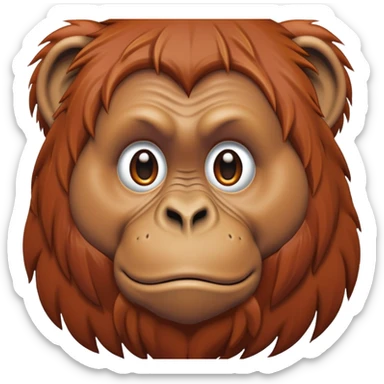 orangutan sticker