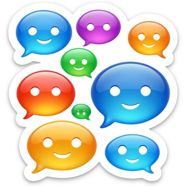 chat service sticker