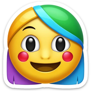 The roblox/discord version of the 🤑 emoji doing 67 sticker
