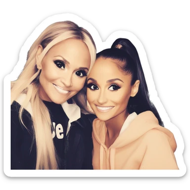 Kristin Chenoweth and Ariana grande  sticker