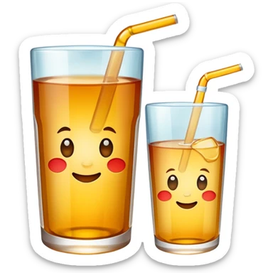 apple pack juice sticker