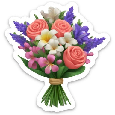 bouquet de fleurs  sticker