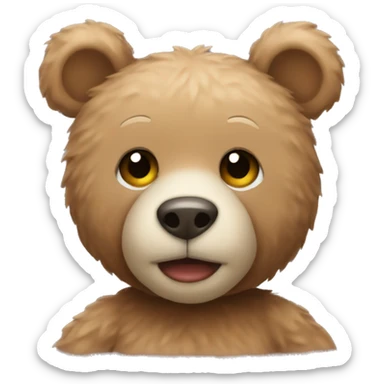 teddy bear  sticker