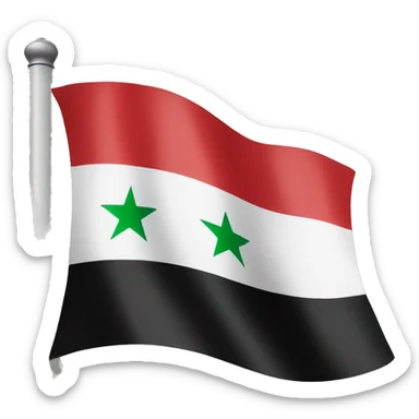 Syria flag  sticker