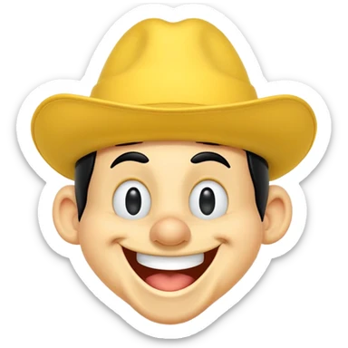 Tribilín (Goofy) winking sticker