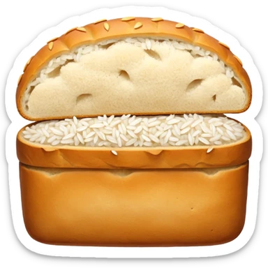 bread and rice sticker