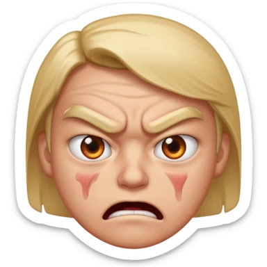 un personage qui rage devant un jeux video sticker