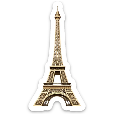 The Tour Eiffel sticker