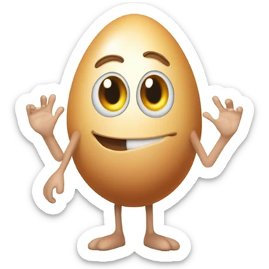 egg man sticker