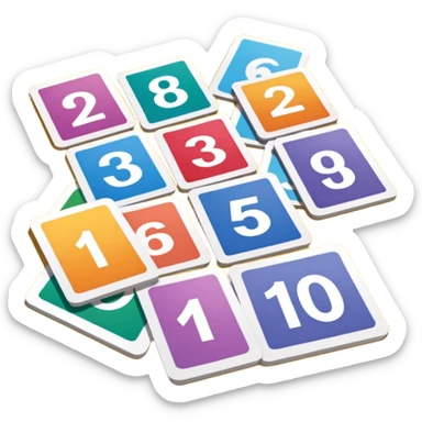 cartes de loto sticker