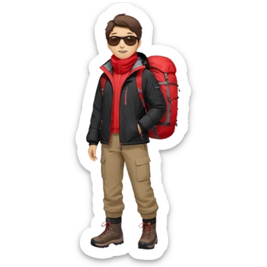 남미 여행에 가는 한국인의 전신을 그려줘! 바로 하이킹 갈 수 있을 정도로 잘 입은!

상체

🧥 방풍·방수 재킷 (고지대·우유니 필수)

👕 얇은 레이어드 2~3벌 (일교차 대비)

하체

👖 편한 바지(청바지 X, 스트레치 추천)

신발

👟 접지력 좋은 운동화 (마추픽추 필수)

🥾 우유니: 방수 신발 or 장화

악세사리

🧣 넥워머·모자 (아침/저녁 체감 -5~10도)

🕶️ 선글라스 (우유니·사막지역 눈부심 강함)

활짞!!!!!!!!!!!!!!! 웃고있게해줭
너무 두꺼웡 옷이 sticker