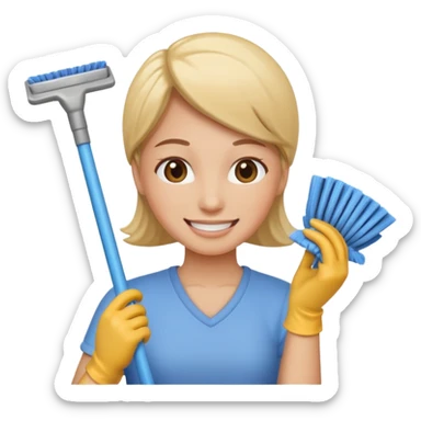 I got a lot done today cleaning up. sticker