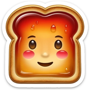 toast with jelly sticker