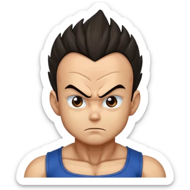 Vegeta cansado  sticker