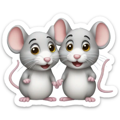 2 mause  sticker