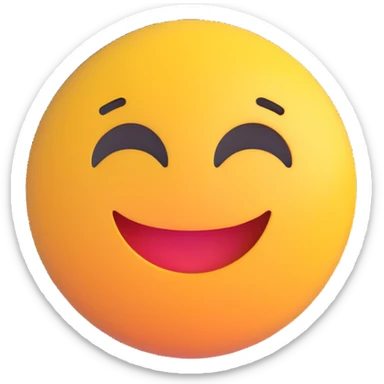 colorful 3D circular emoji with the word 'imádom' in the center in a modern font sticker