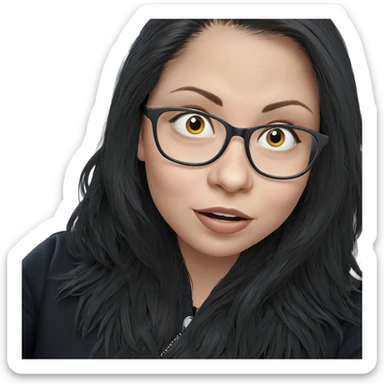 girl in car interior sticker