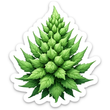 weed nug  sticker