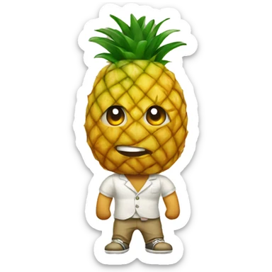 Piña sticker
